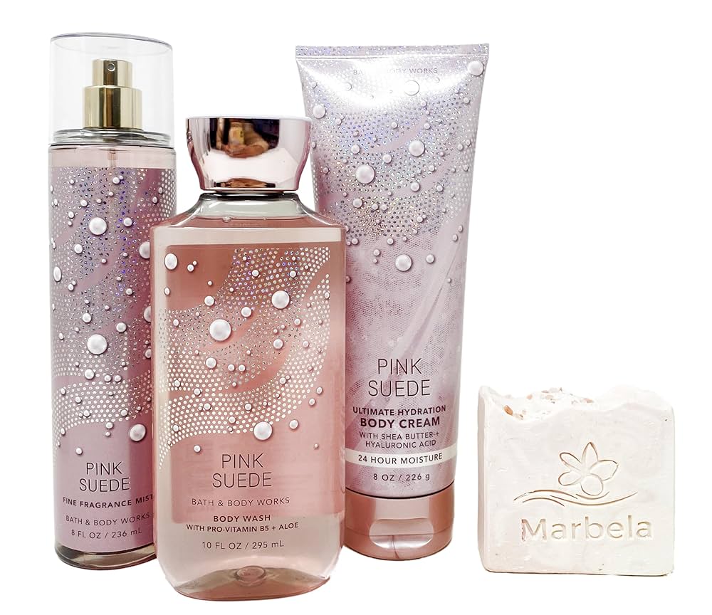 bath and body works pink ボディケア4点セット Bath and Body Works Pink Pineapple Sunrise 4 Piece Gift Set
